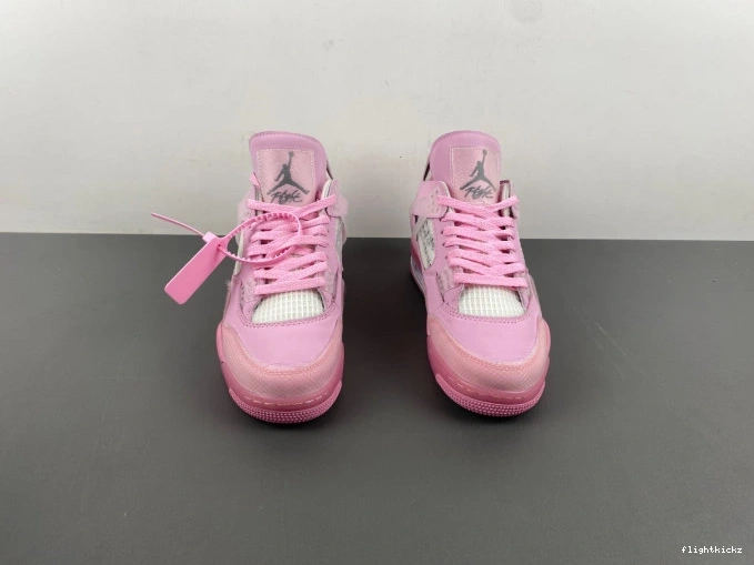 4 OFF-WHITE PINK JORDAN X 0806